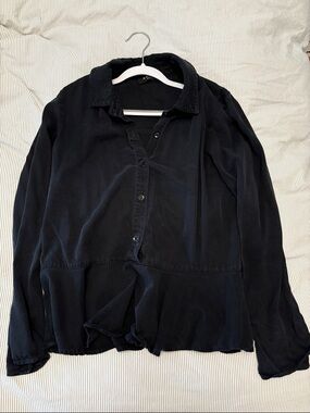 Maven West Black Button-Up Shirt